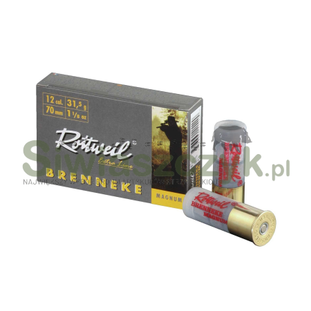 Naboje Rottweil Brenneke Magnum 12/70-109647