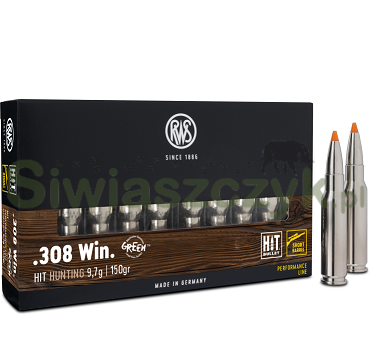 Amunicja RWS .308 Win. Speed Tip Pro Short Rifle 10,7g (165gr)-109652