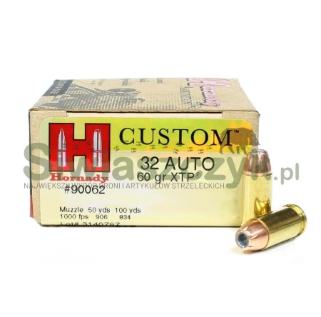 Amunicja Hornady 32 AUTO/7,65 Browning XTP 3,89g(60gr)(90062)-109657