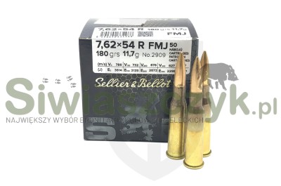 Amunicja S&B 7,62x54R FMJ 11,7g (180gr)-109935