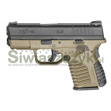 Pistolet XDS-45 3,3'' czarno-brązowy kal.45ACP-109970