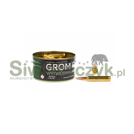 Amunicja GROM 223Rem FMJ Low-Toxic 3,56g(55gr)-110380