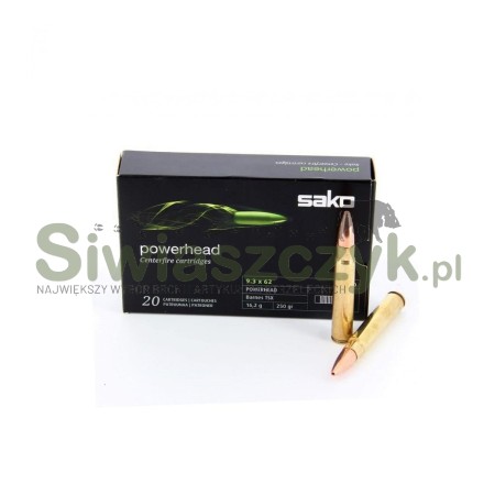 Amunicja SAKO 9,3x62 PowerHead 16,2g(250gr)-102640