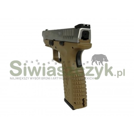 Pistolet XDM-9  4,5'' srebrno-brązowy kal. 9x19-110845