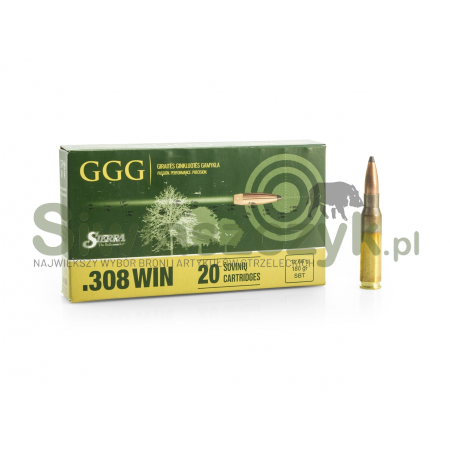 Amunicja GGG 308 Win SBT 11,66g(180gr)-110891