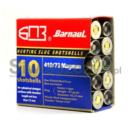Naboje BARNAUL 410/73 Magnum 6,28g(97gr)-111140
