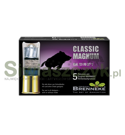 Amunicja BRENNEKE kal.12/70 Classic Magnum (5szt) 31,5g(490gr)(1201720)-111276