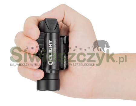 Latarka OLIGHT z celownikiem laserowym BALDR Pro Black 1350 lumenów, Green Laser-112203