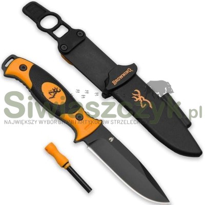 Nóż BROWNING Ignite Czarno-Pomarańczowy-112345