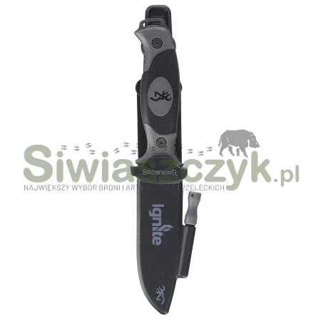 Nóż BROWNING Ignite Czarno-Szary-112346