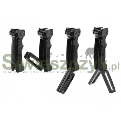 Chwyt LEAPERS składany D-Grip Ambi (072-258)-112639