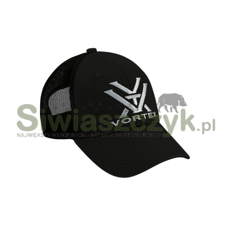 Czapka VORTEX Logo czarna (186-432)-112644
