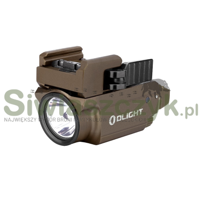 Latarka OLIGHT BALDR Mini Limited Edition Desert Tan- 600 lumenów, Green Laser-112981