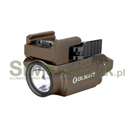 Latarka OLIGHT BALDR Mini Limited Edition Desert Tan- 600 lumenów, Green Laser-112981