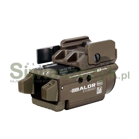 Latarka OLIGHT BALDR Mini Limited Edition Desert Tan- 600 lumenów, Green Laser-112984
