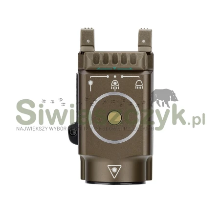 Latarka OLIGHT BALDR Mini Limited Edition Desert Tan- 600 lumenów, Green Laser-112985