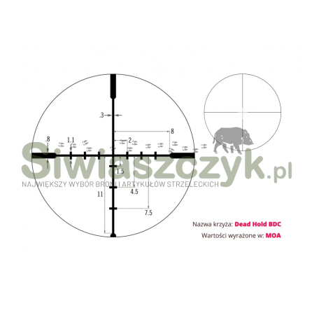 Luneta VORTEX Crossfire II 3-9x40 1" Dead-Hold BDC (186-113)-113124