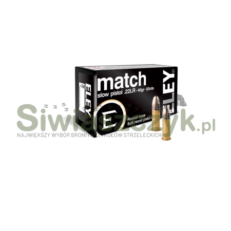 Amunicja ELEY 22 LR Match Slow Pistol 2,6g(40gr)-113179