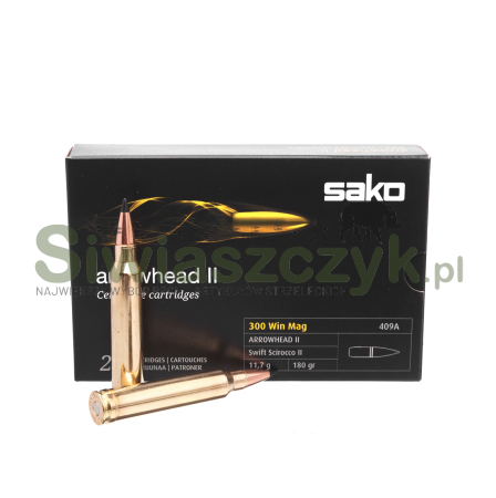 Amunicja SAKO 300Win.Mag. Arrowhead II SP 11,7g(180gr)-113279