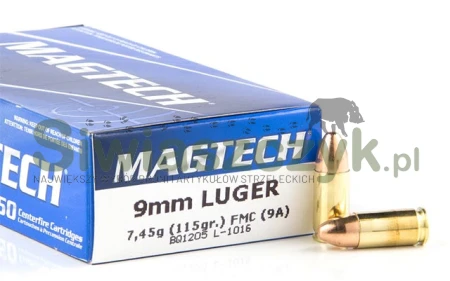 Amunicja MAGTECH 9x19 FMJ 7,5g (115gr)-113339