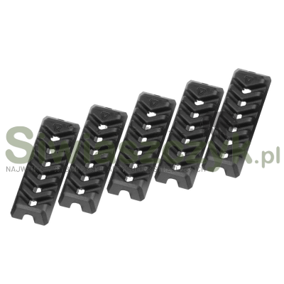 Zaślepki STRIKE INDUSTRIES SIEGEN Rail Covers do M-LOK - 5 szt. (SI-SIEGEN-COVER-BK)-114647