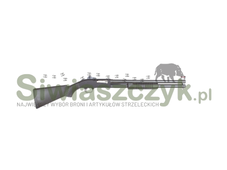 Strzelba BOITO 611 kal. 12/76, lufa 508 mm, z przyrządami cel.-114680