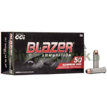 Amunicja CCI Blazer 357 Mag JHP 10,2g(158gr)-115138