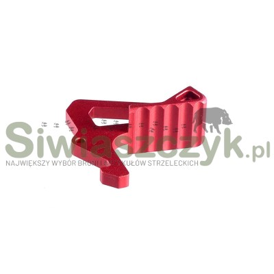 Powiększony zatrzask STRIKE INDUSTRIES dźwigni przeładowania czerwony (SI-AR-LATCH)-115289