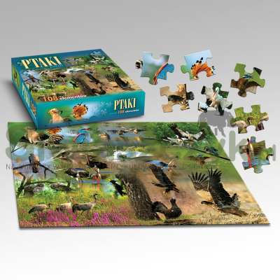 Ukladanka/Puzzle- Ptaki (108 el.)-115341