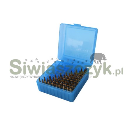 Pudełko na amunicję MTM (RM-100-24) niebieskie-115520