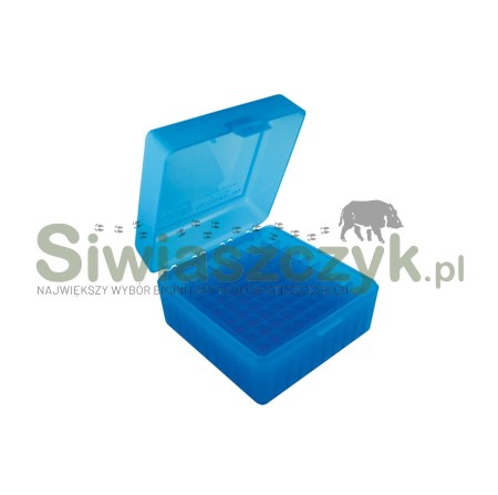 Pudełko na amunicję MTM (RS-100-24) niebieskie-115521