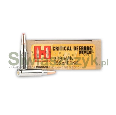 Amunicja HORNADY 308Win FTX Critical Defense 10,0g(155gr)(80920) -115653