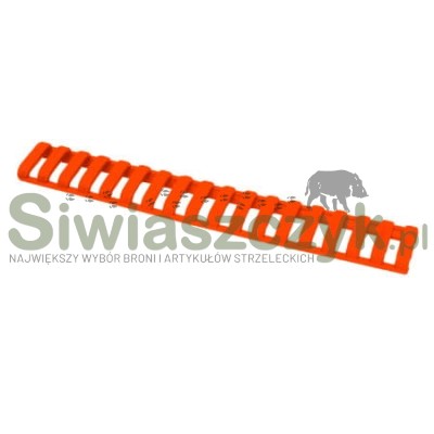 Osłona ERGO GRIPS 18 slotów Picatinny Orange (4373-OR)-115898