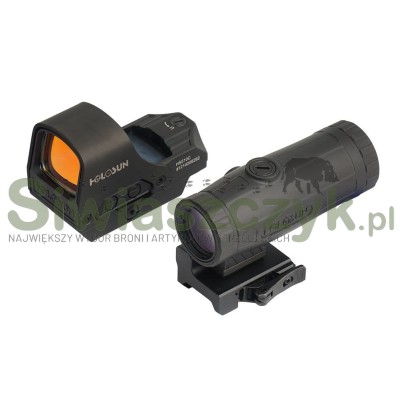 Zestaw HOLOSUN kolimator HS510C z powiększalnikiem HM3X - Montaż QD-116117