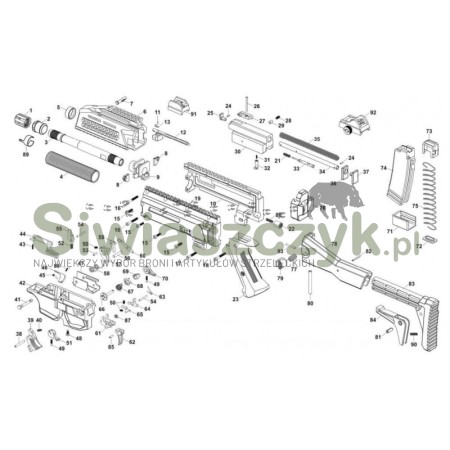 Iglica CZ Scorpion EVO3 (3660-0230-0703RND)-116233