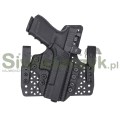 Kabura CONCEALMENT EXPRESS IWB Wide Leather Hybrid Tucable Glock 17/19/45/26 Carbon (GLK-171926-CF-RH-WDLTHR)-116474