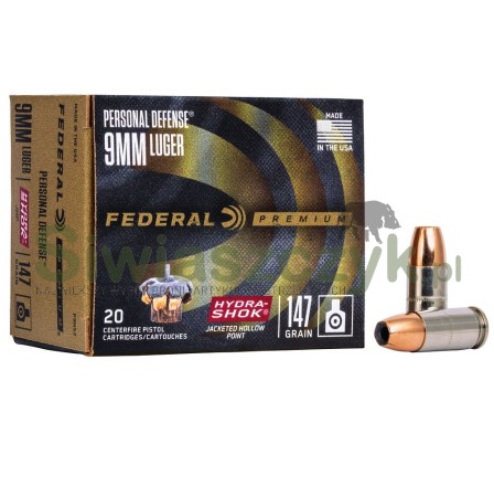 Amunicja FEDERAL 9x19 HYDRA-SHOK DEEP JHP 9,52g(147gr)-116495