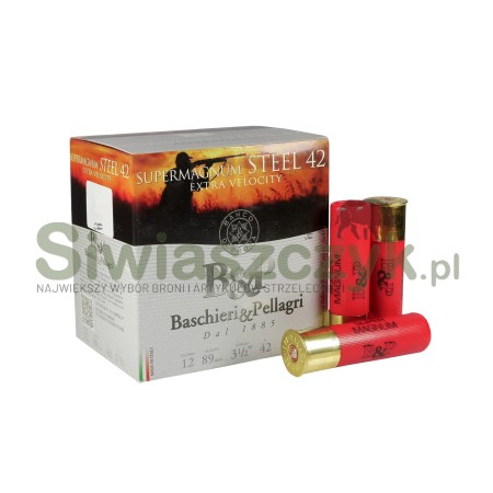Naboje B&P 12/89 Steel SuperMagnum ,,2/0'' 42g -116496