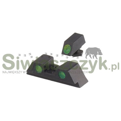 Przyrządy celownicze GUNPANY Fiber Sights Combo do Glock Krótkie (SCIS-06)-116680