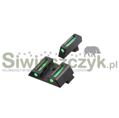 Przyrządy celownicze GUNPANY Fiber Sights Combo do Glock Długie (SCIS-05)-116682
