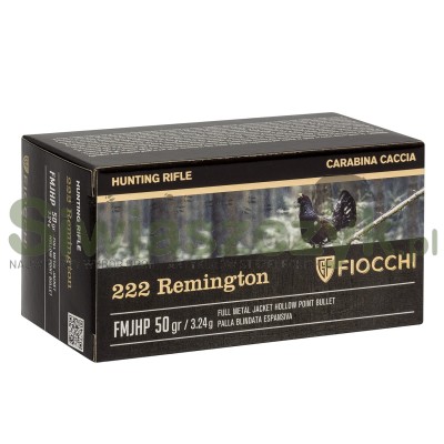 Amunicja FIOCCHI 222Rem FMJHP 3,2g(50gr)-116932