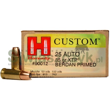 Amunicja HORNADY .25Auto XTP 2,27g(35gr)(90012)-116956