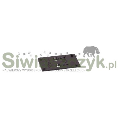 Płytka montażowa WALTHER pod Burris (Docter) do Walther PDP (2859211)-117071