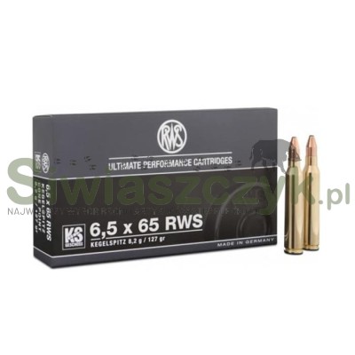 Amunicja RWS 6,5x65 KS 8,2g(127gr)-117298