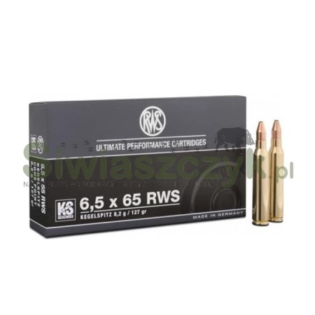 Amunicja RWS 6,5x65 KS 8,2g(127gr)-117298
