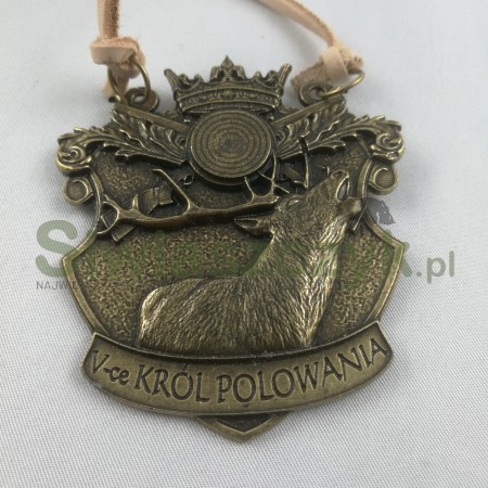 Medal mosiężny M2- V-ce Król Polowania-107962