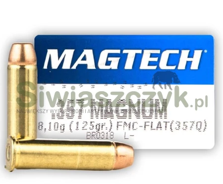 Amunicja MAGTECH 357Mag FMJ-FLAT 8,1g(125gr)-112331