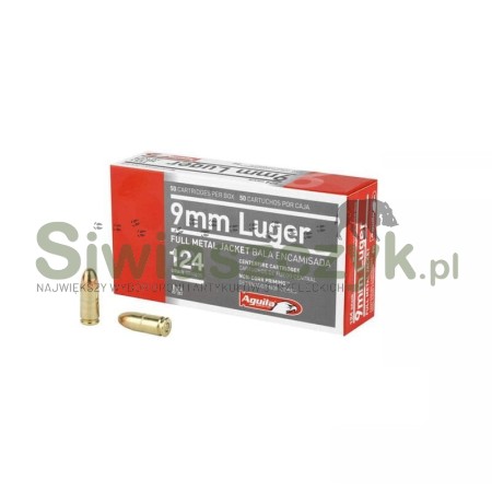 Amunicja AGUILA 9x19 FMJ 8g(124g)-117918