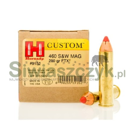 Amunicja HORNADY 460S&W FTX 12,96g(200gr)(9152)-117828