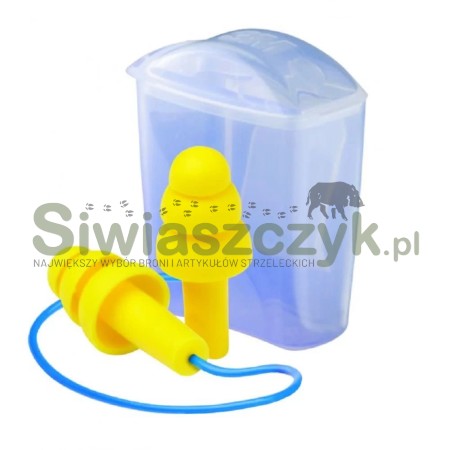 Ochronniki słuchu- Zatyczki do uszu 3M Ultrafit z pudełkiem – wielorazowe -118095